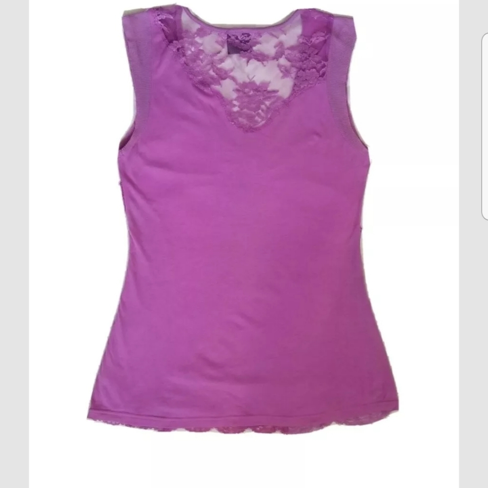 Free People Lace Patchwork Tunic Tank Top - Picture 4 of 5